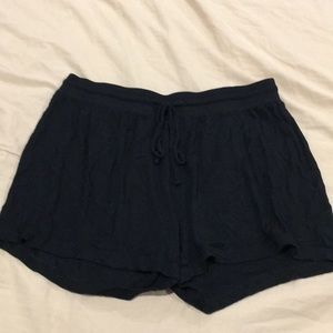 Black Pajama shorts